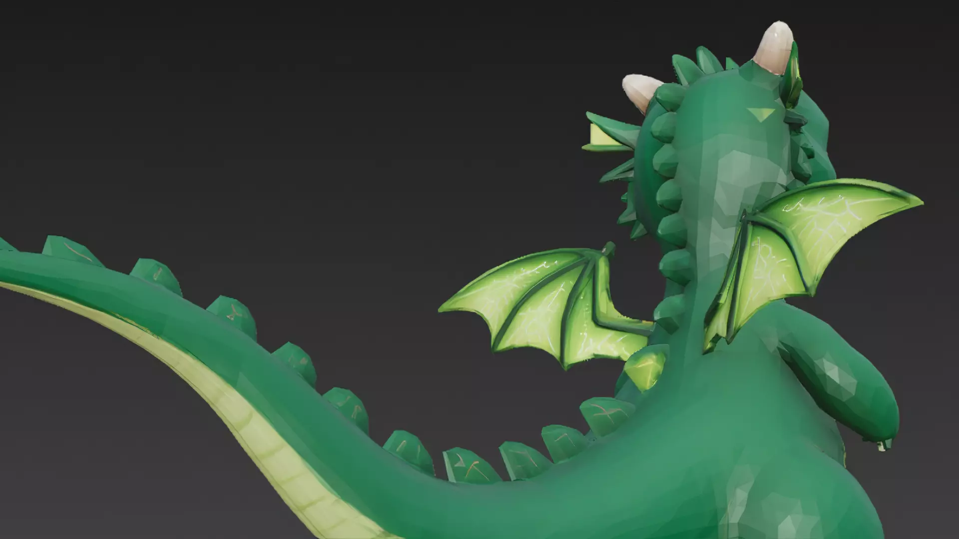 Cartoon Dragons Pack 3D Models Low-poly 3D model_54