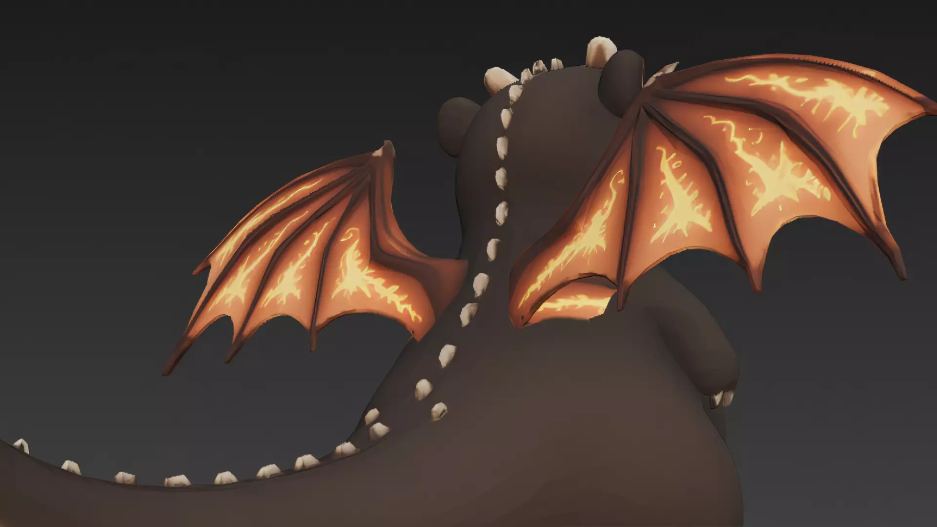 Cartoon Dragons Pack 3D Models Low-poly 3D model_20