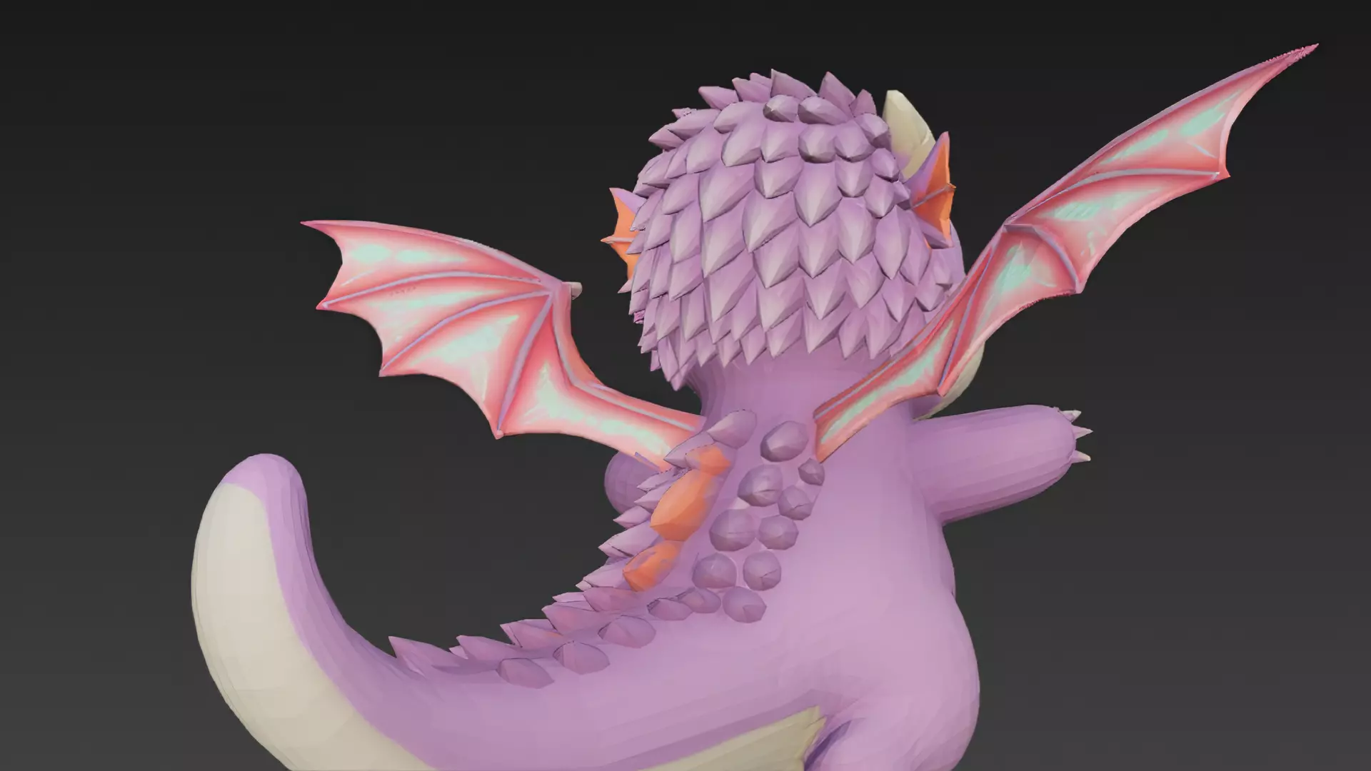 Cartoon Dragons Pack 3D Models Low-poly 3D model_69