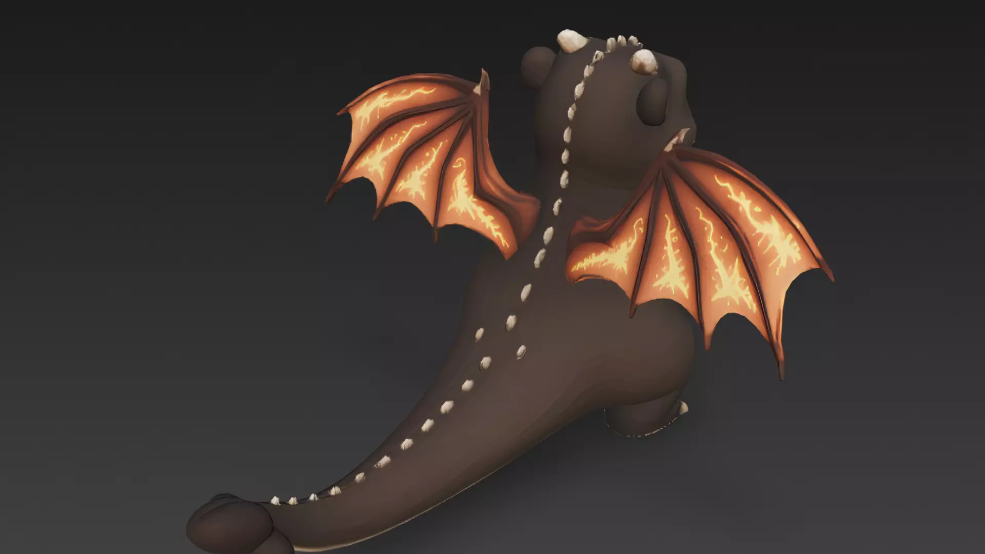 Cartoon Dragons Pack 3D Models Low-poly 3D model_22