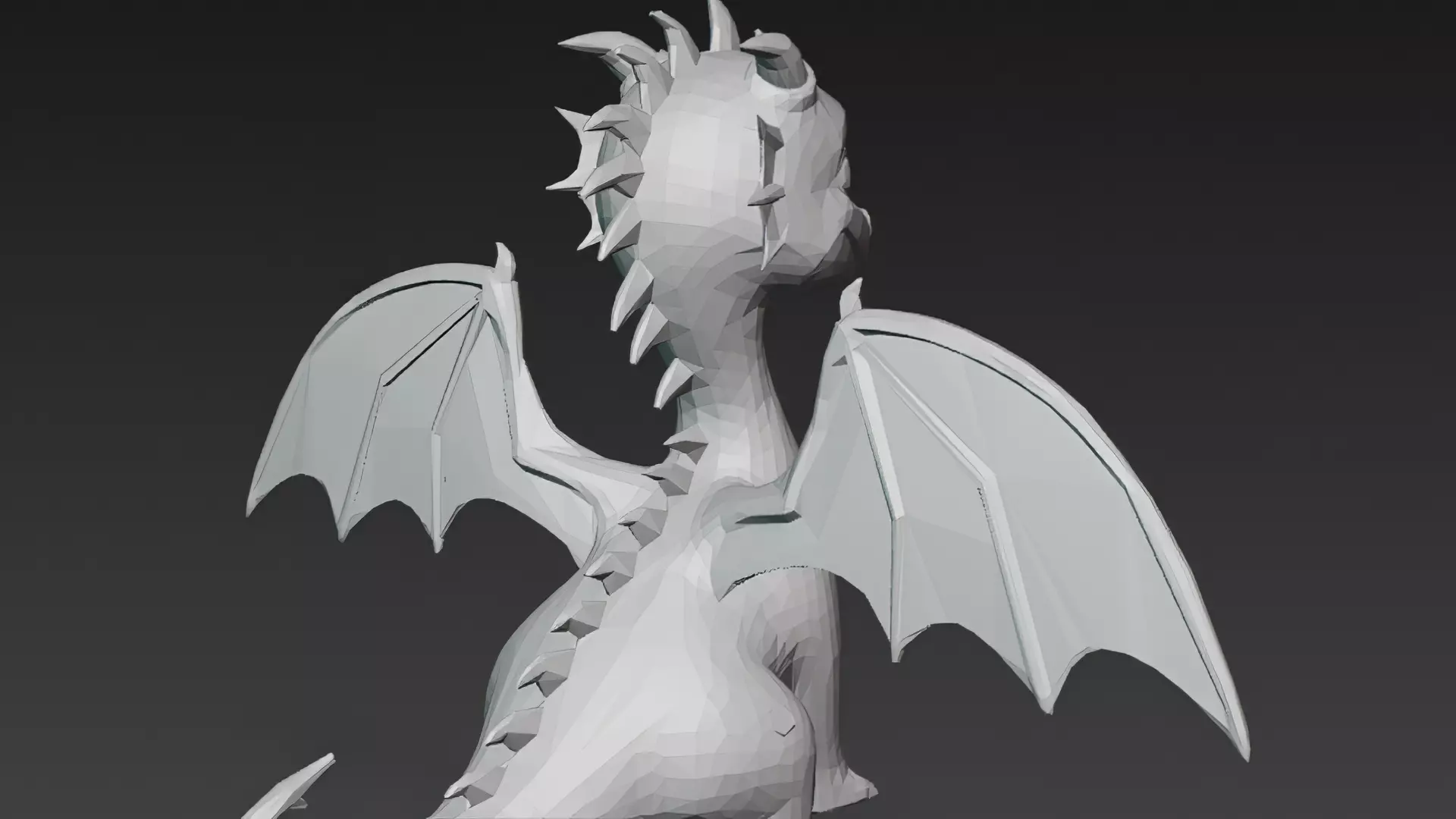 Cartoon Dragons Pack 3D Models Low-poly 3D model_41