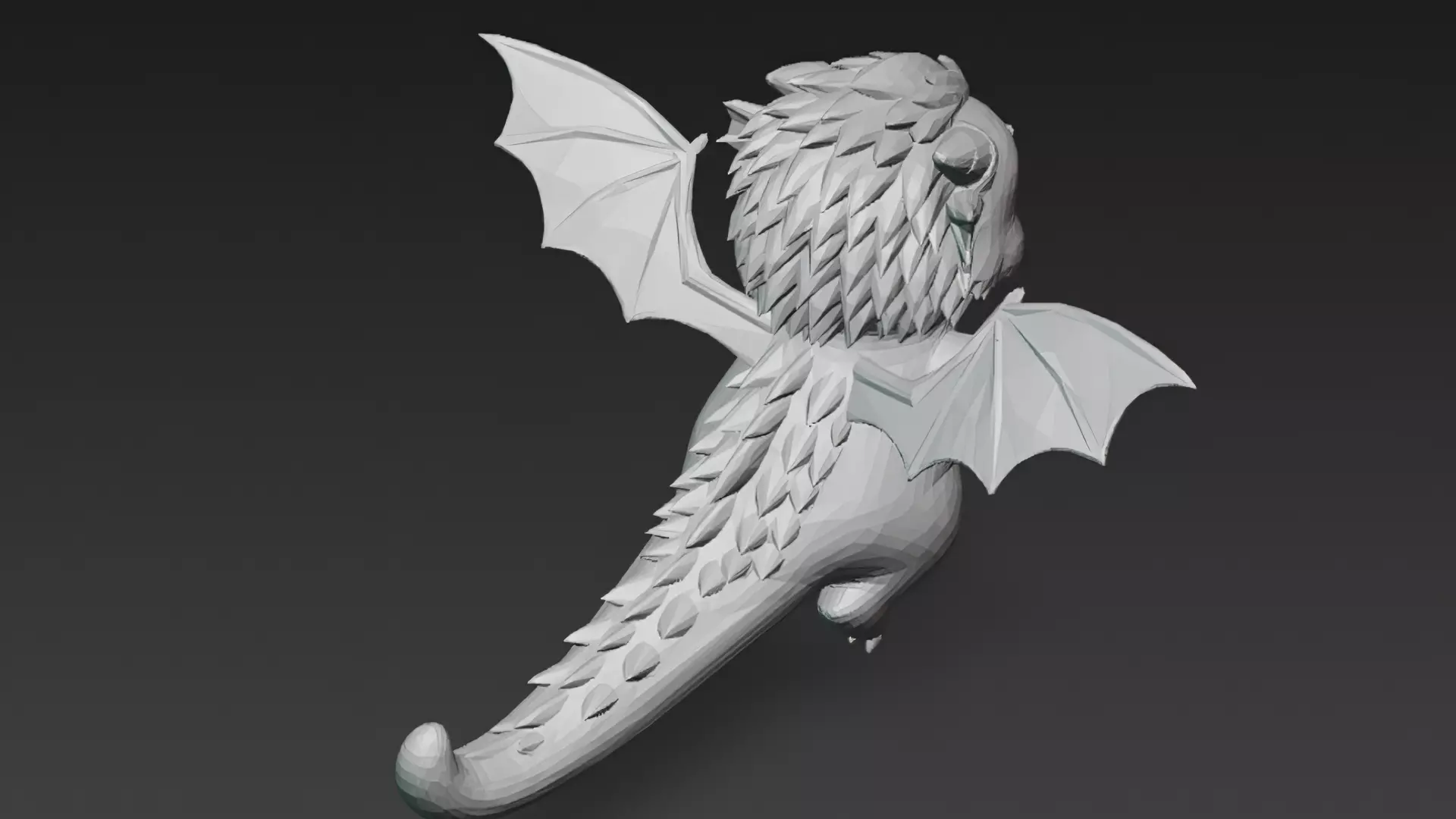 Cartoon Dragons Pack 3D Models Low-poly 3D model_74