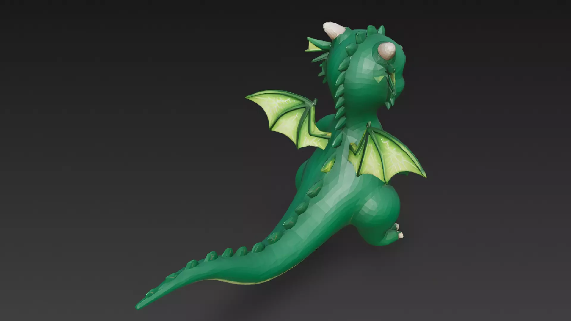 Cartoon Dragons Pack 3D Models Low-poly 3D model_49