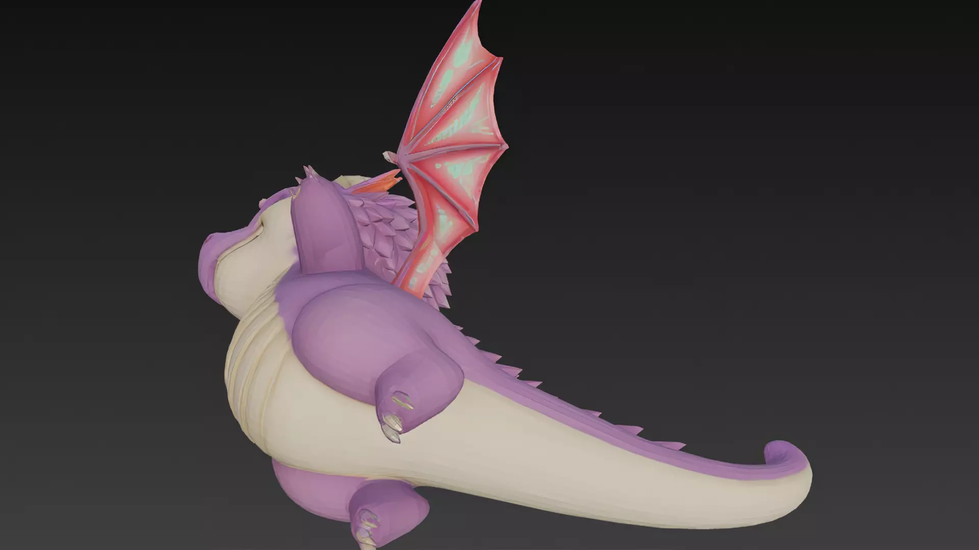 Cartoon Dragons Pack 3D Models Low-poly 3D model_70