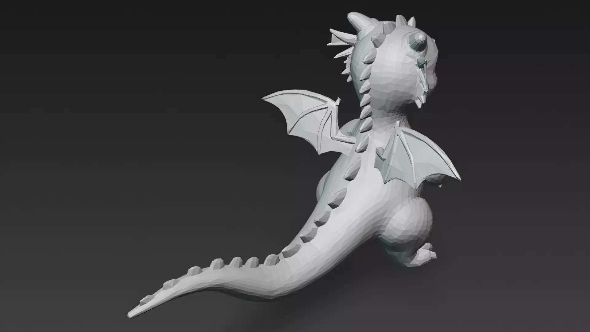 Cartoon Dragons Pack 3D Models Low-poly 3D model_57