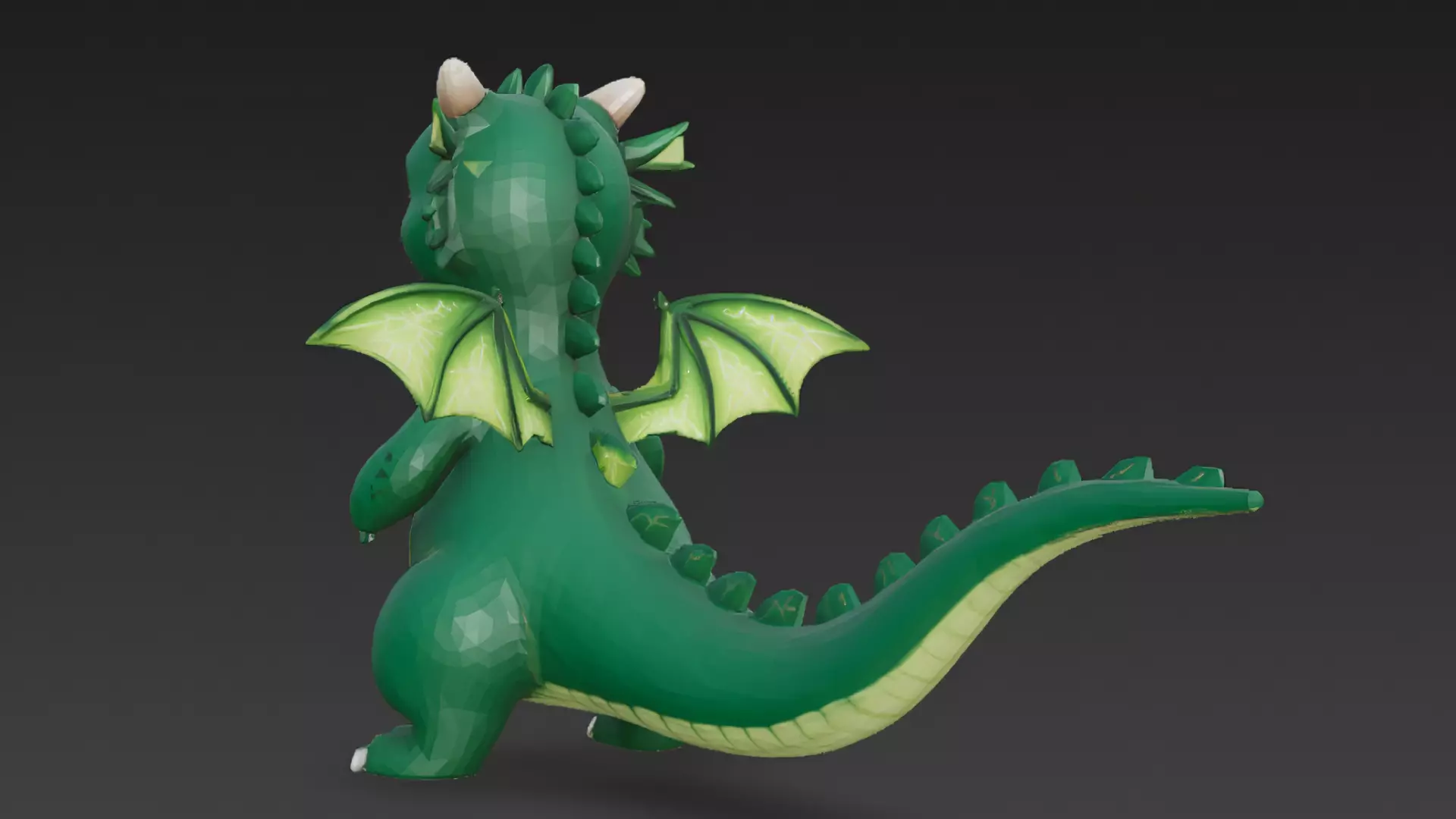 Cartoon Dragons Pack 3D Models Low-poly 3D model_50