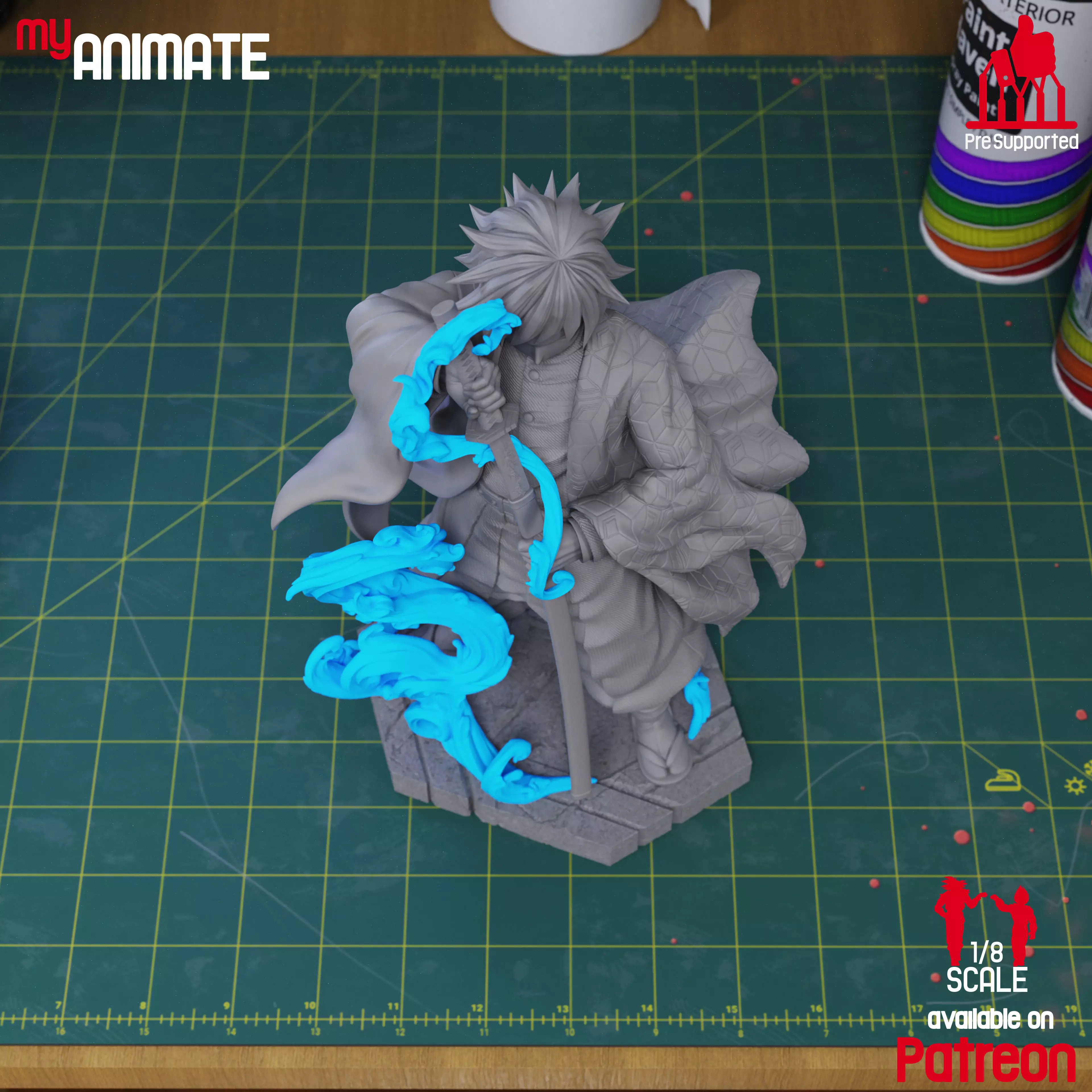 Gyui Tomioka from Demon Slayer - myAnimate 3D print model_6