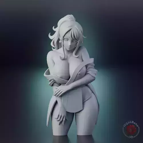 NAMI KIMONO One Piece ALLURING ORIENTAL SCULPT 3D STL