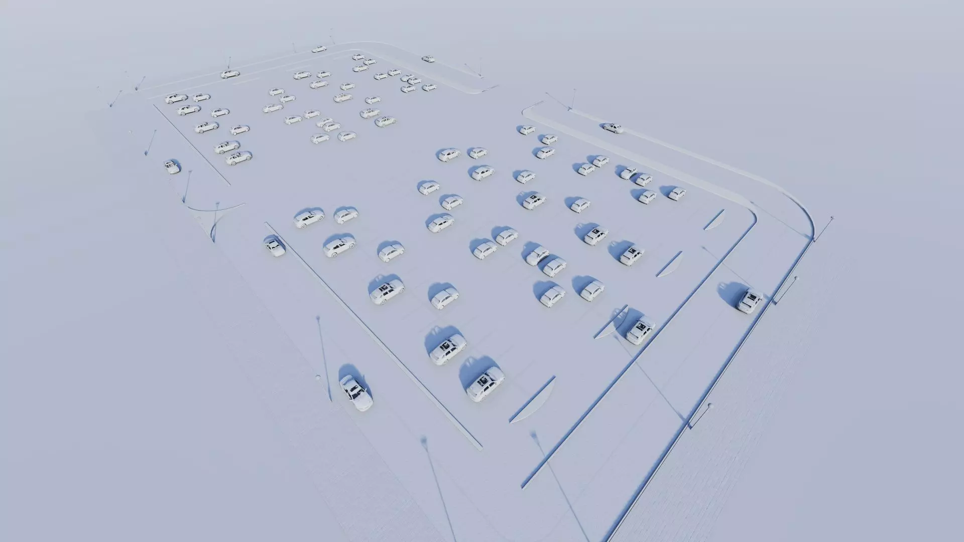 Parking-Parking Lot 3D model_16