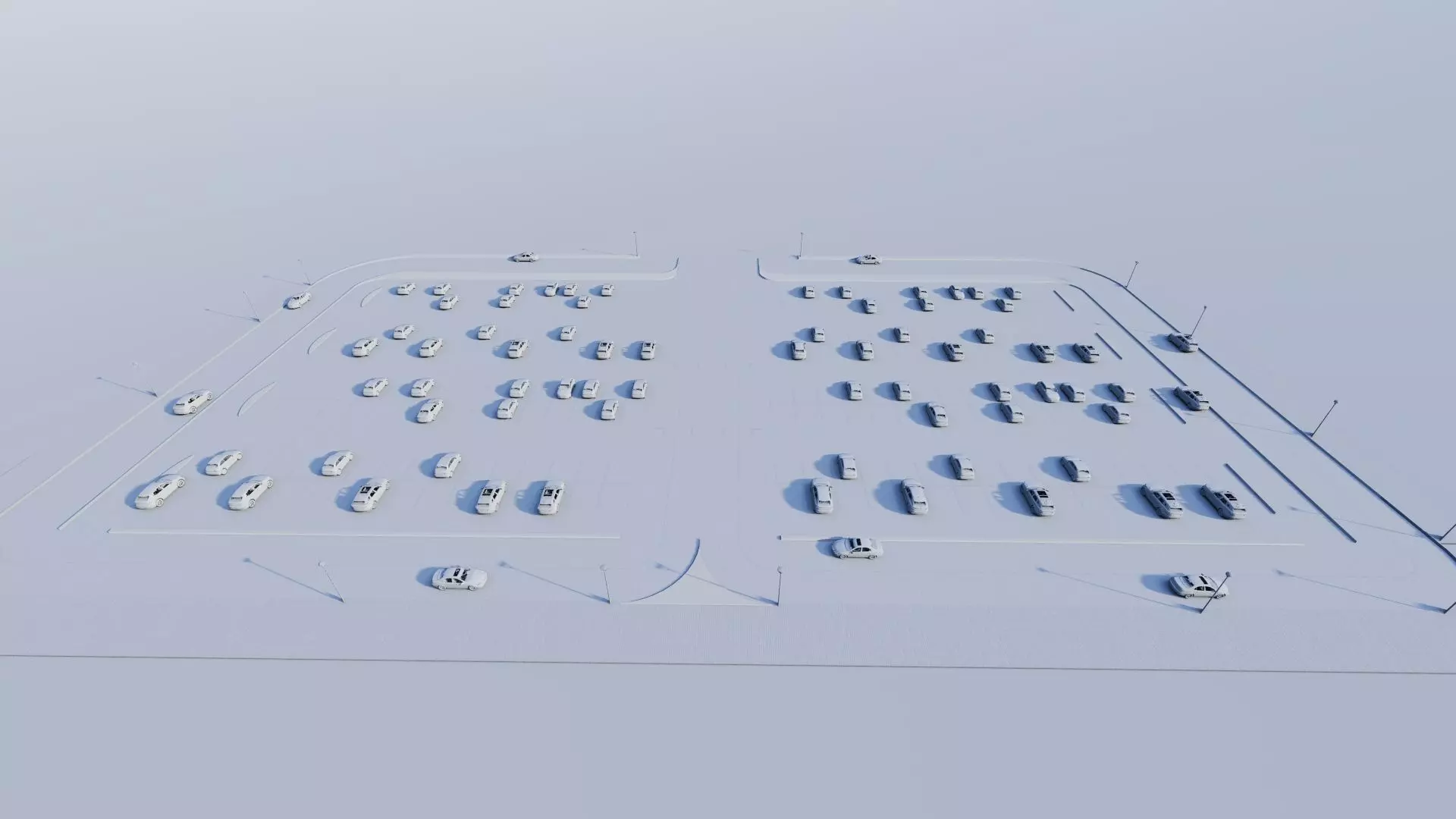 Parking-Parking Lot 3D model_18