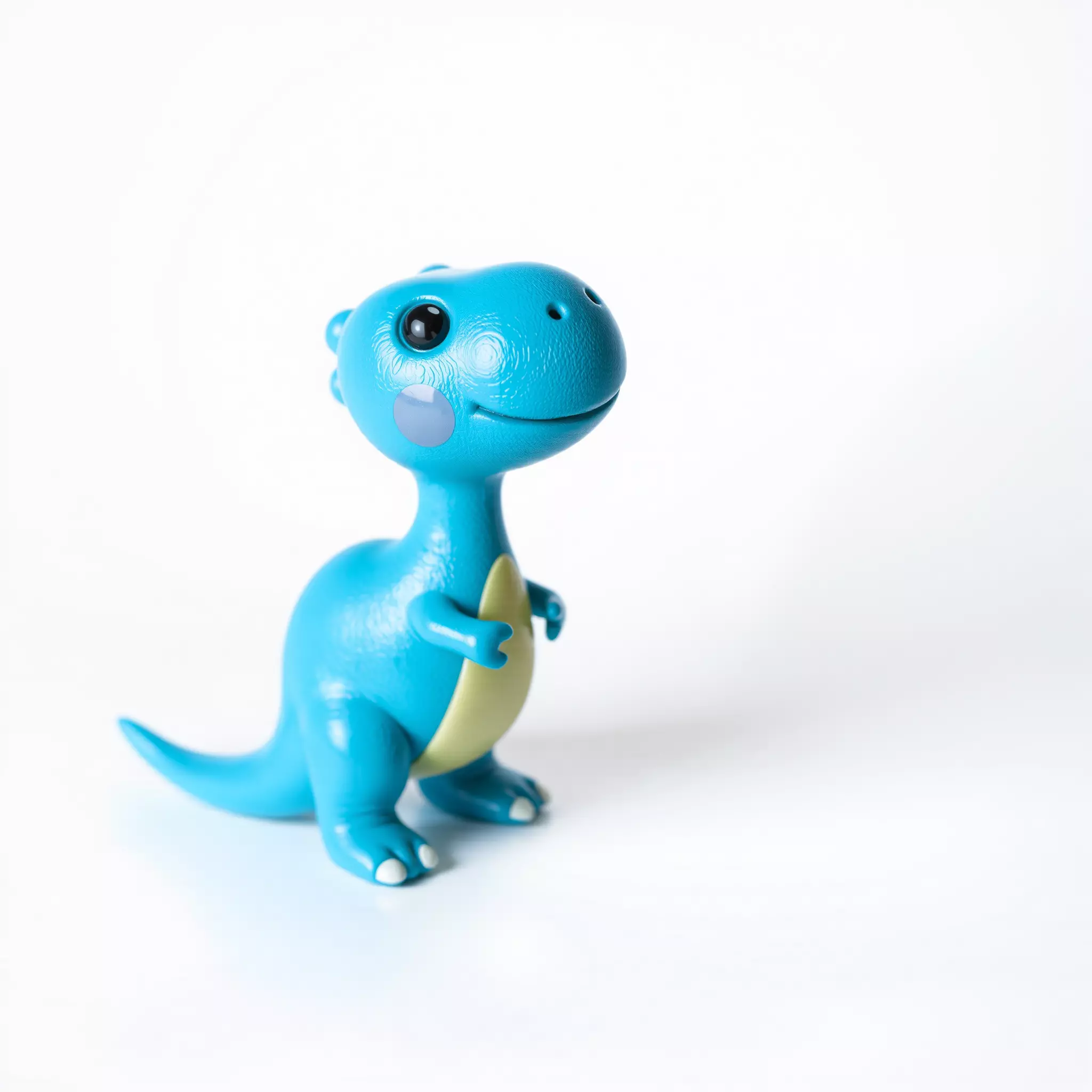 Blue Dino Character model pack Low-poly 3D model_2