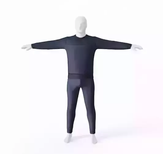 Men Pullover Sweatshirt and Trousers on a Mannequin