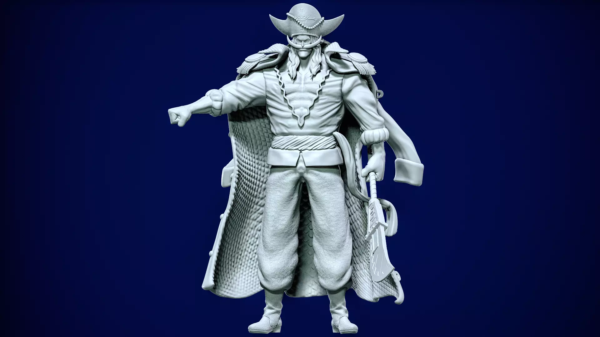 Edward Newgate - Whitebeard - One piece - GOD VALLEY arc 3D print model_0