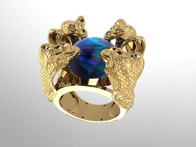 cobra ring 3D print model
