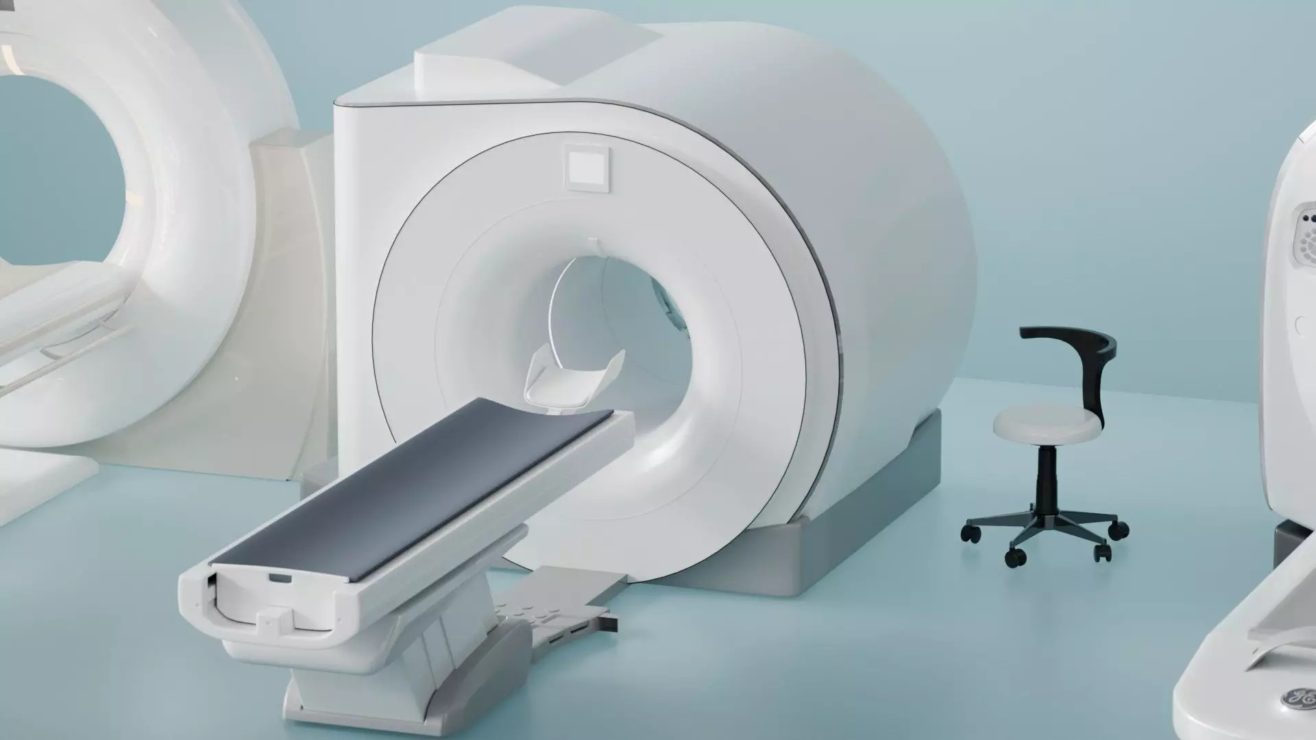 Nuclear magnetic resonance equipment blender Low-poly 3D model_3