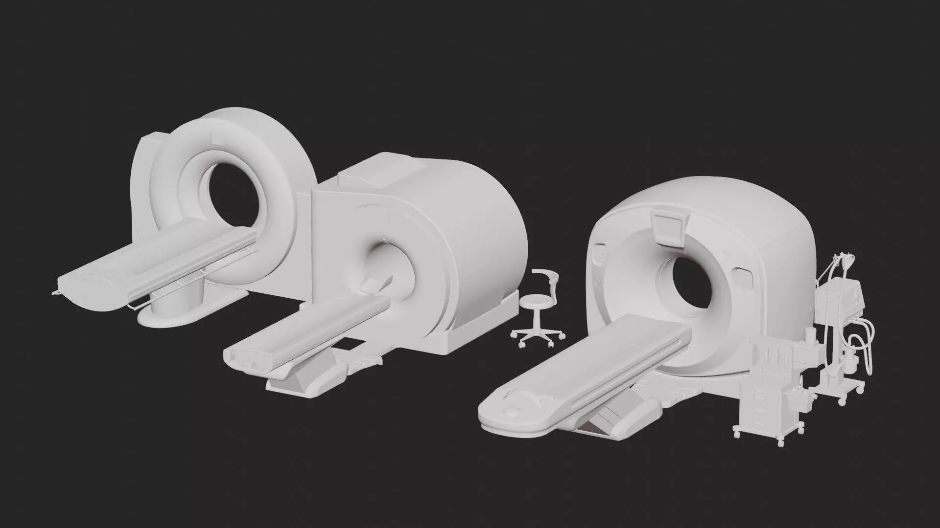 Nuclear magnetic resonance equipment blender Low-poly 3D model_6