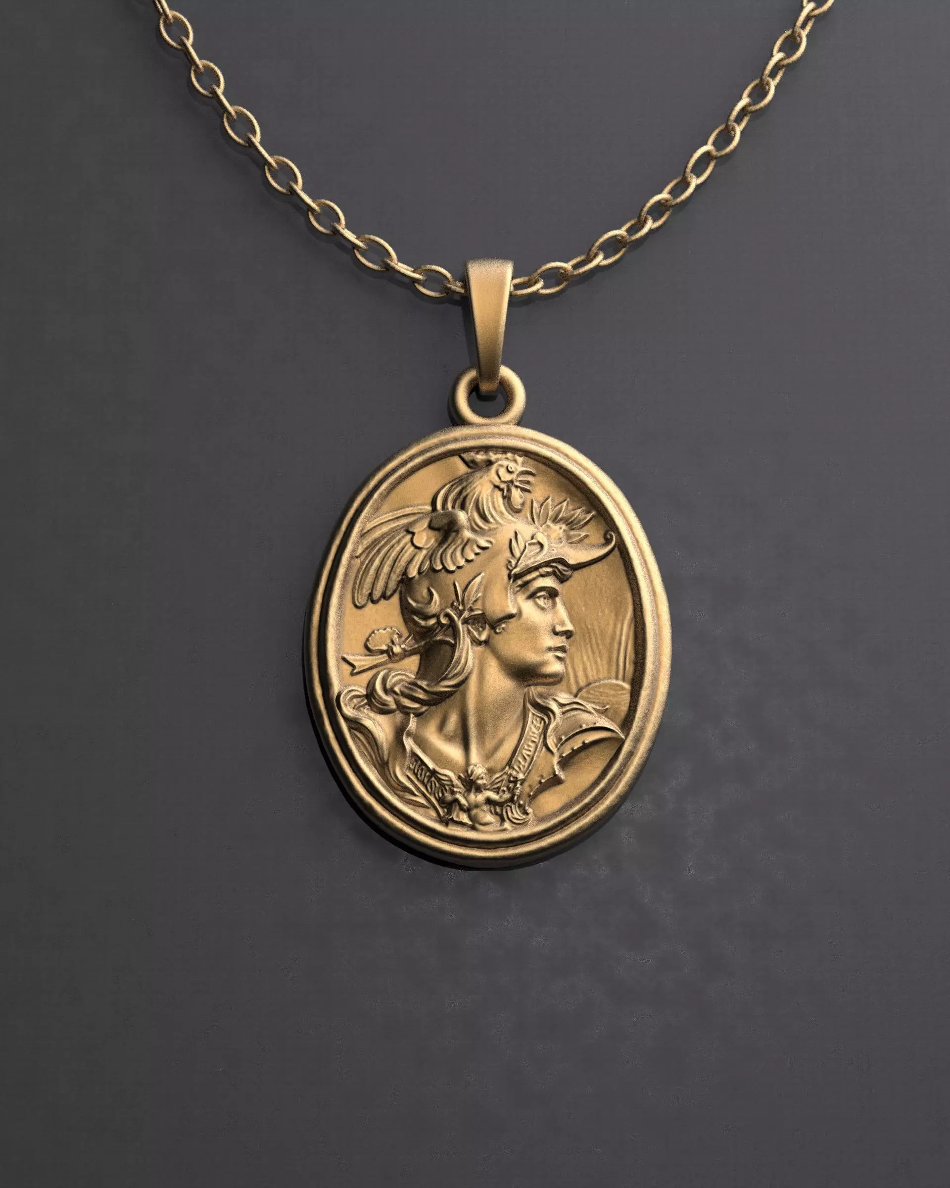 Athena Pendant Printable 3D print model