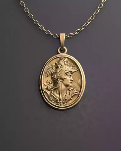 Athena Pendant Printable