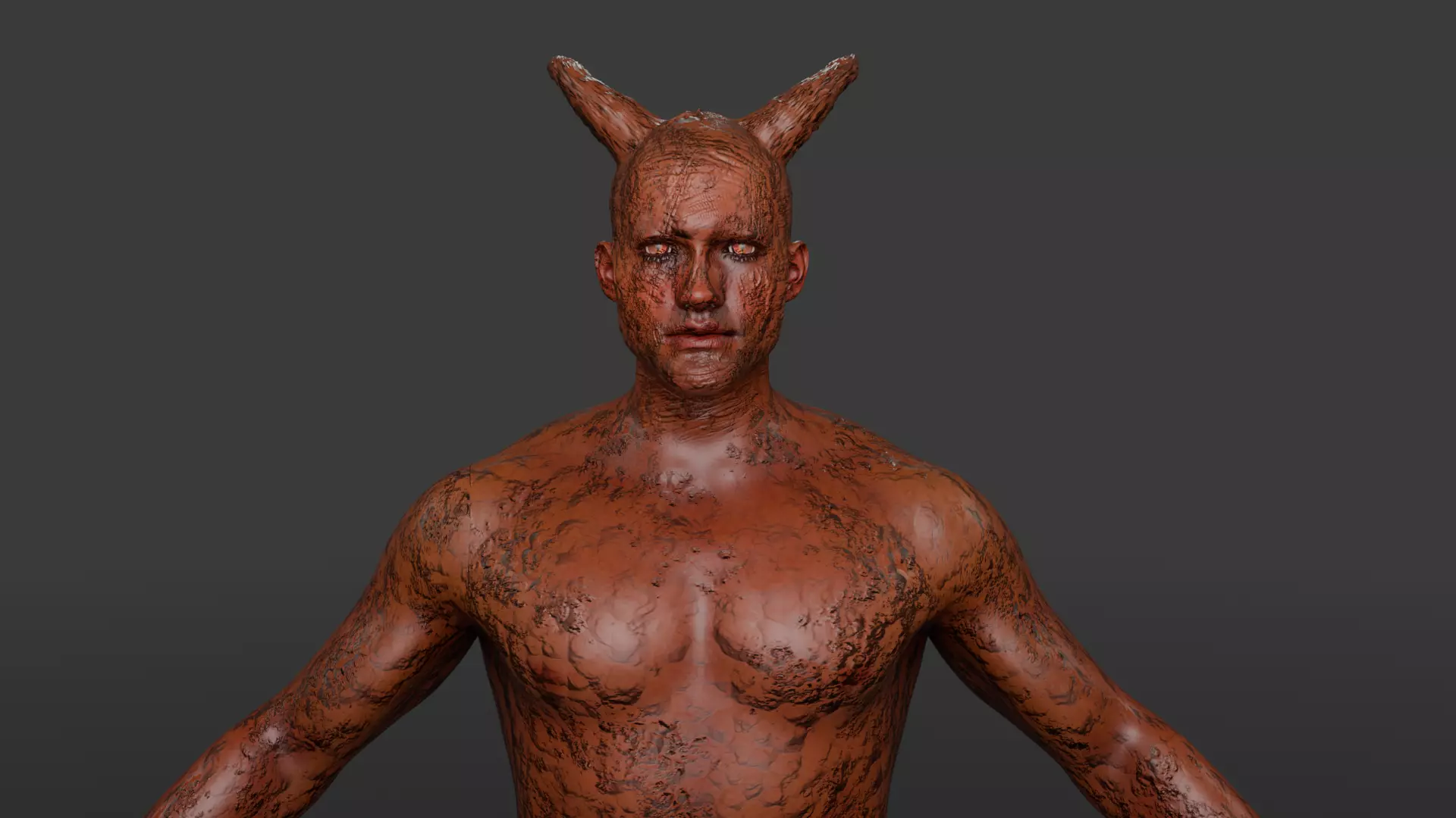 Guardian of Hell Ultra High-Detail 3D Character Low-poly 3D model_7