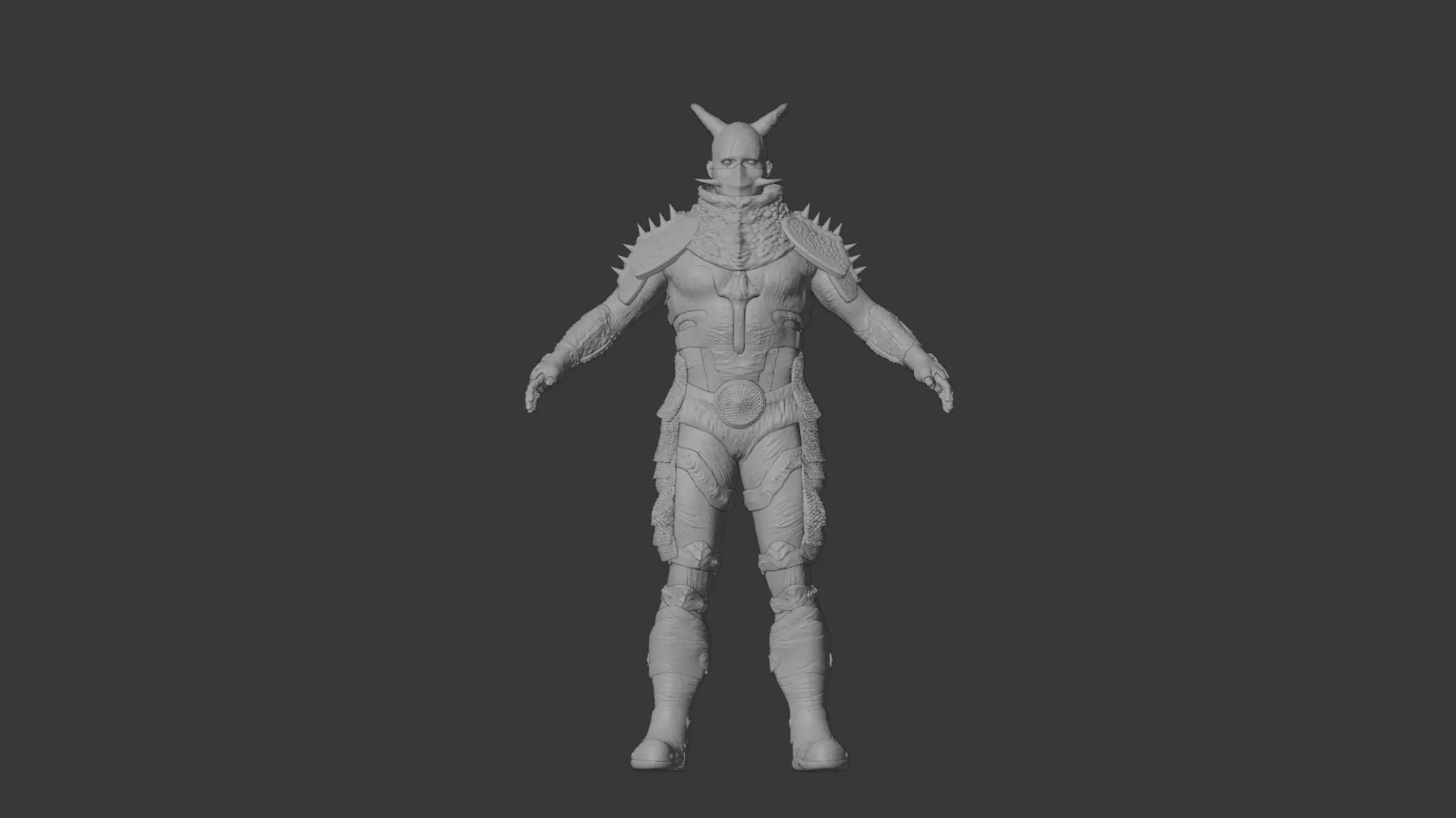 Guardian of Hell Ultra High-Detail 3D Character Low-poly 3D model_13