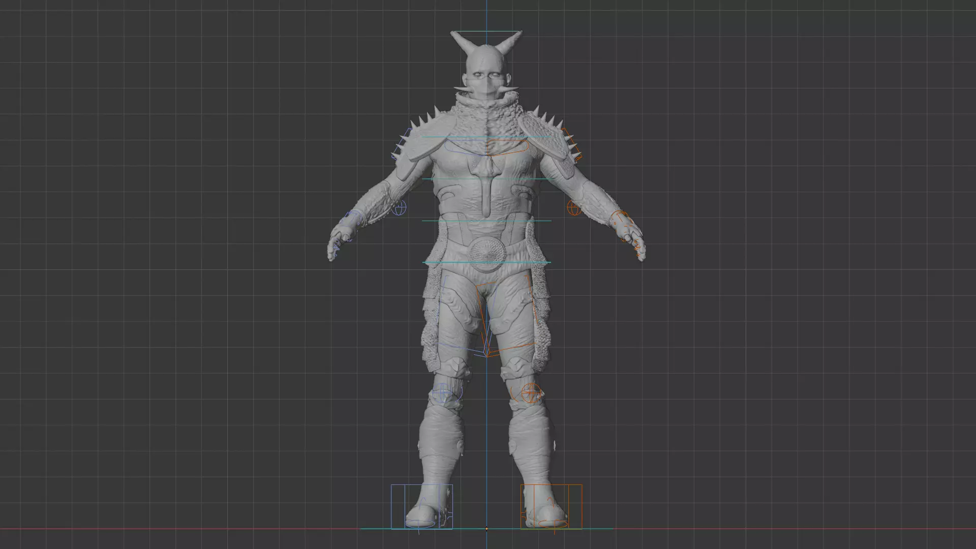 Guardian of Hell Ultra High-Detail 3D Character Low-poly 3D model_19