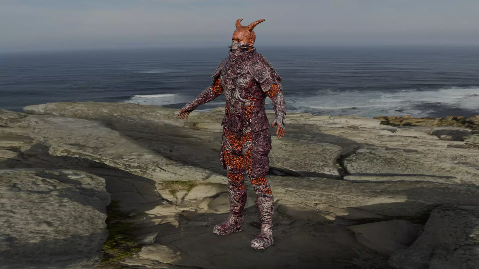 Guardian of Hell Ultra High-Detail 3D Character Low-poly 3D model_11