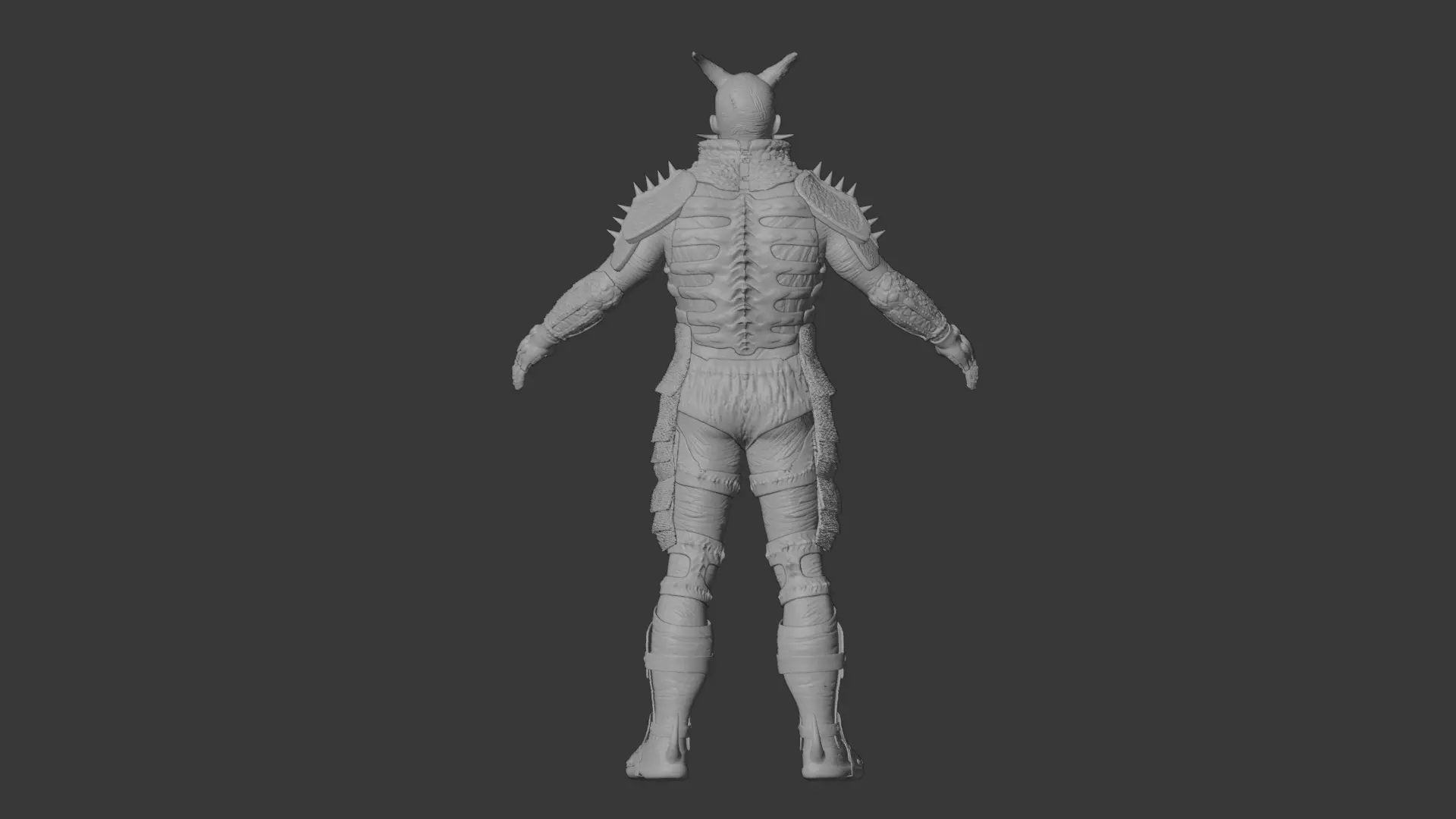 Guardian of Hell Ultra High-Detail 3D Character Low-poly 3D model_18