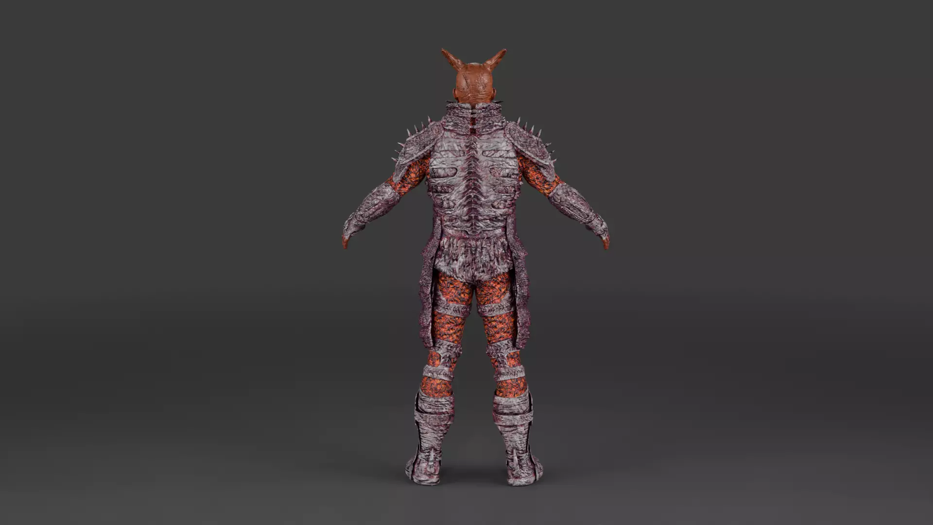 Guardian of Hell Ultra High-Detail 3D Character Low-poly 3D model_5