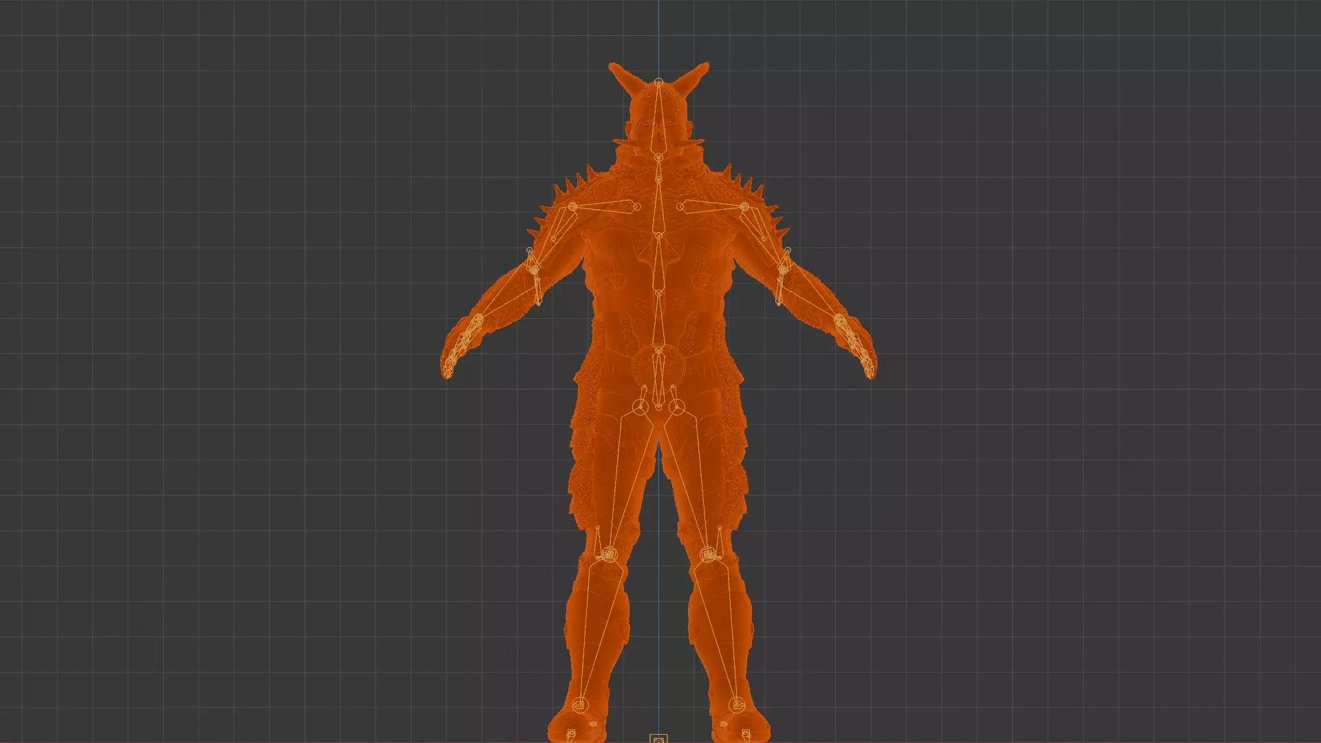 Guardian of Hell Ultra High-Detail 3D Character Low-poly 3D model_17