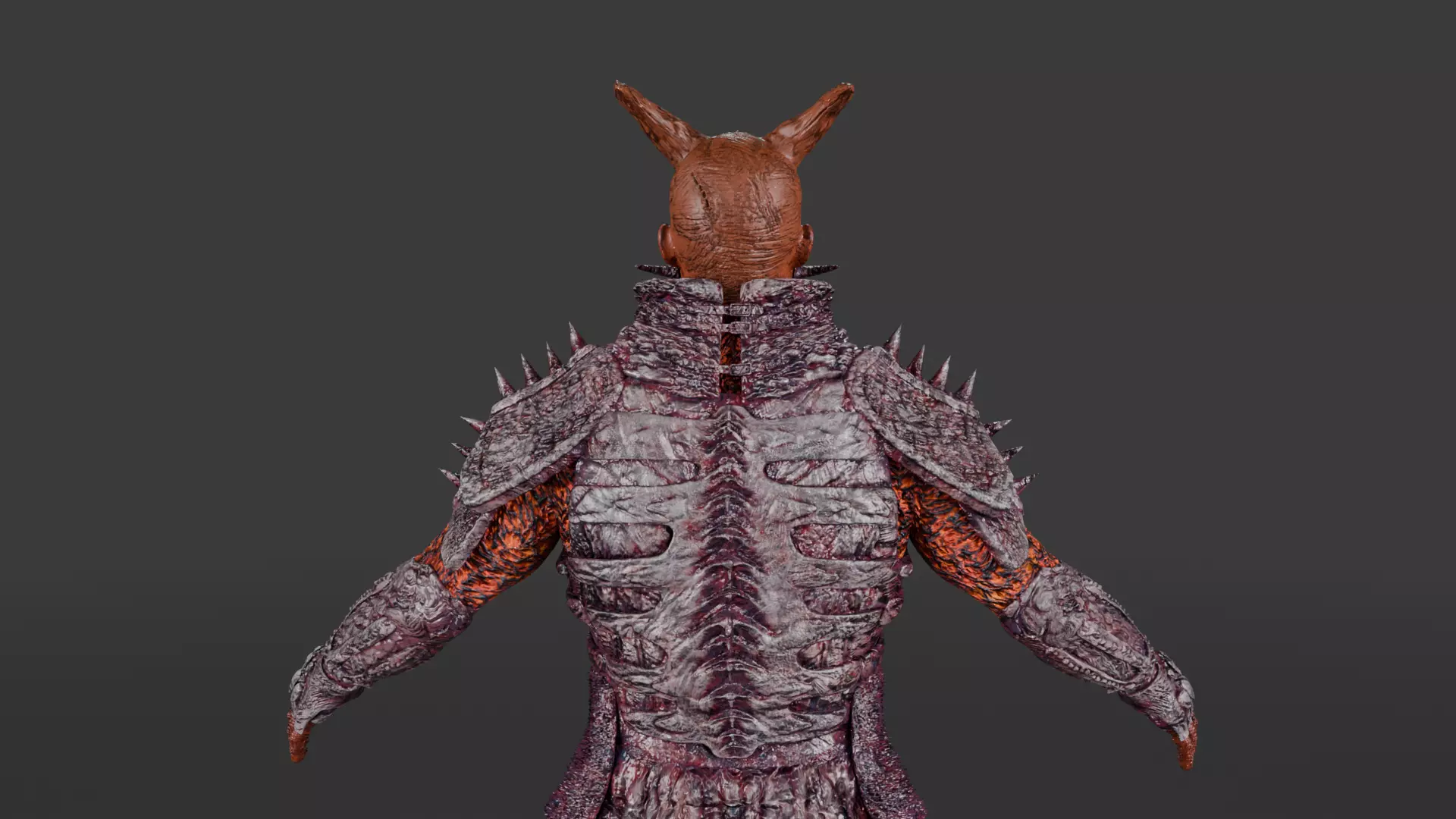 Guardian of Hell Ultra High-Detail 3D Character Low-poly 3D model_3