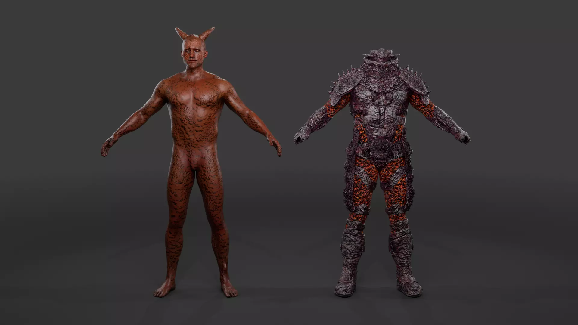 Guardian of Hell Ultra High-Detail 3D Character Low-poly 3D model_6