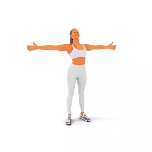 Athletic Woman Fitness model pack Low-poly 3D model Athletic Woman Fitness model pack Low-poly 3D model