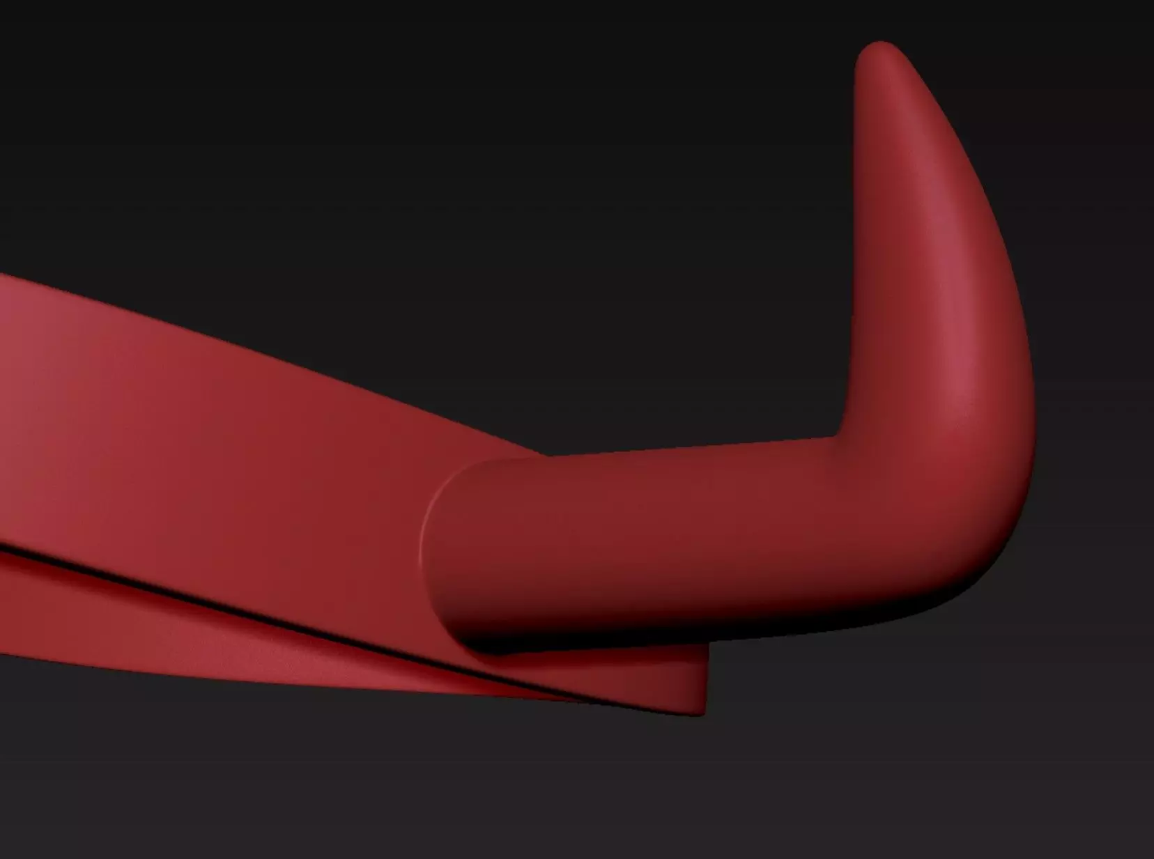 Horn Headband 3D print model_5