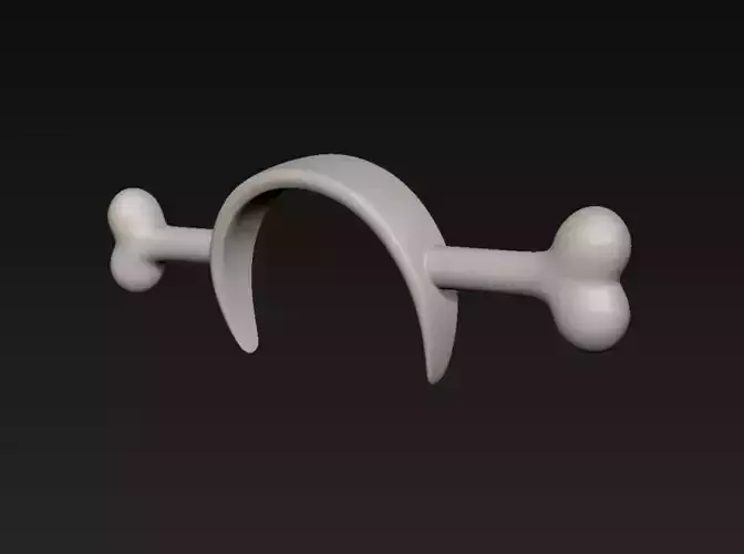 Bone Headband 3D print model