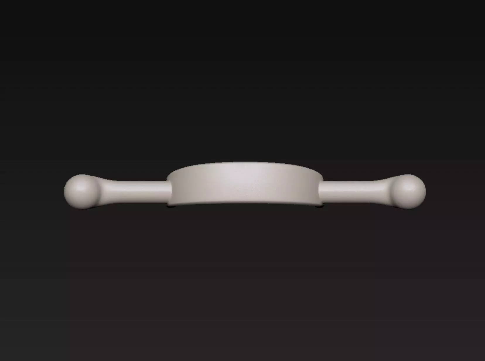 Bone Headband 3D print model_4