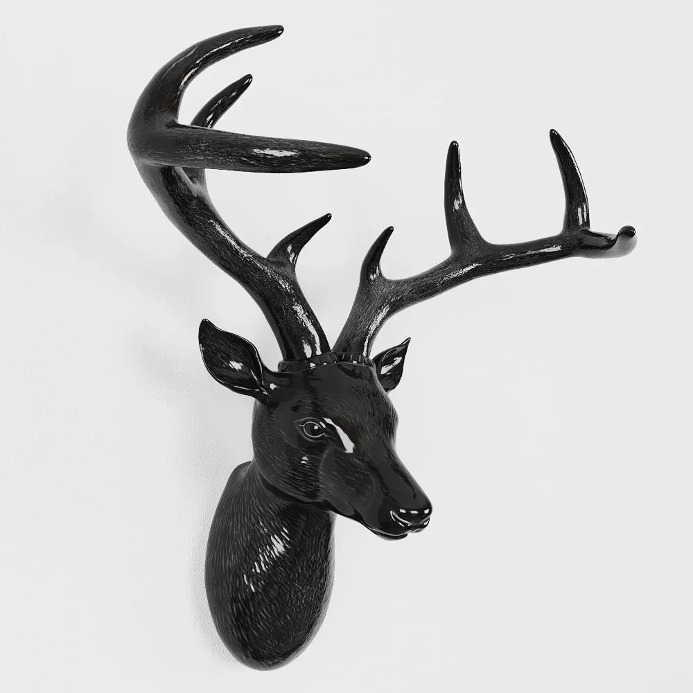 Deer head 3D model 3D model_1