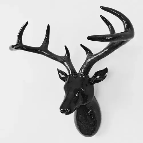 Deer head 3D model