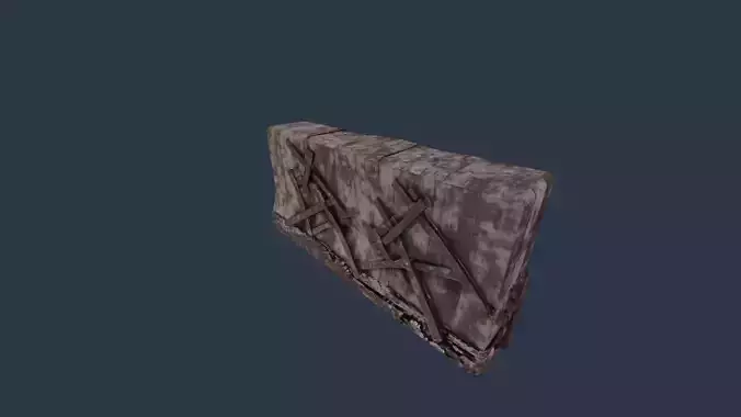 Weathered Wood  Metal Barrier