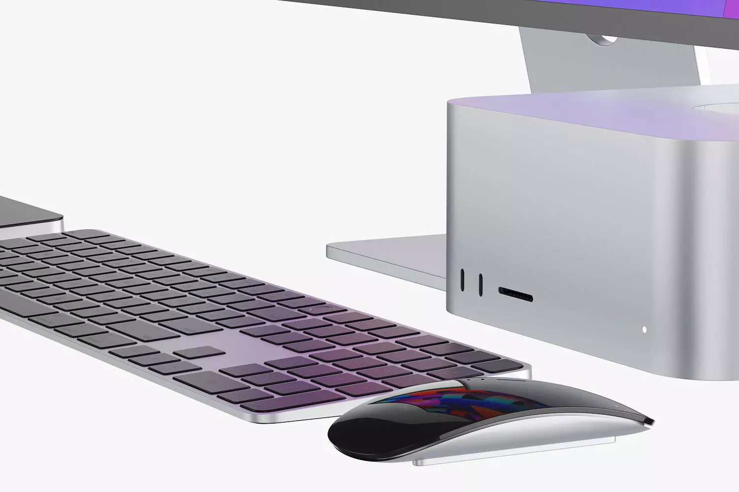 Apple Studio Display and Mac studio full set 3D model 3D model_7