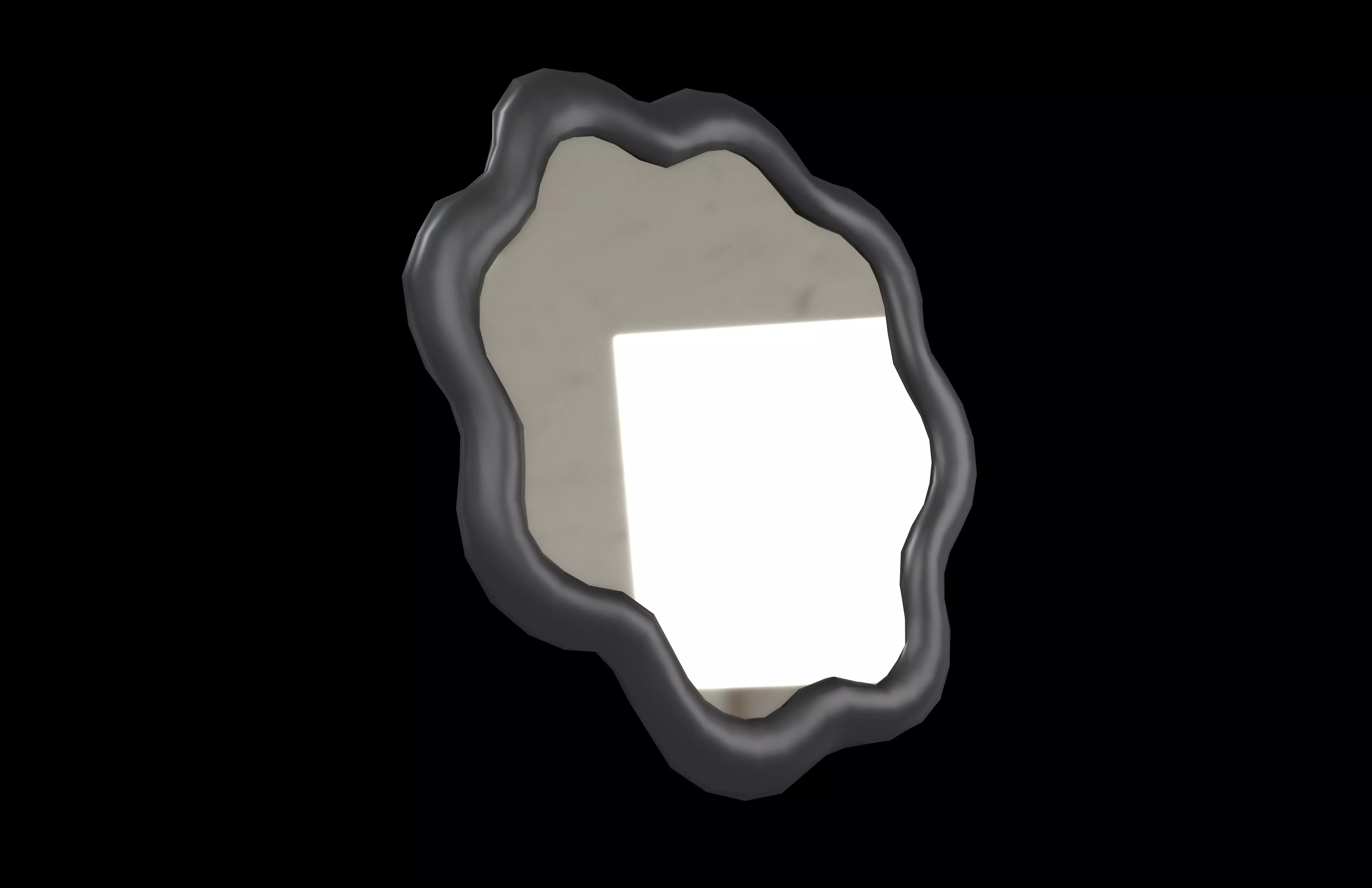 Wall Mirror v1 003 Low-poly 3D model_3