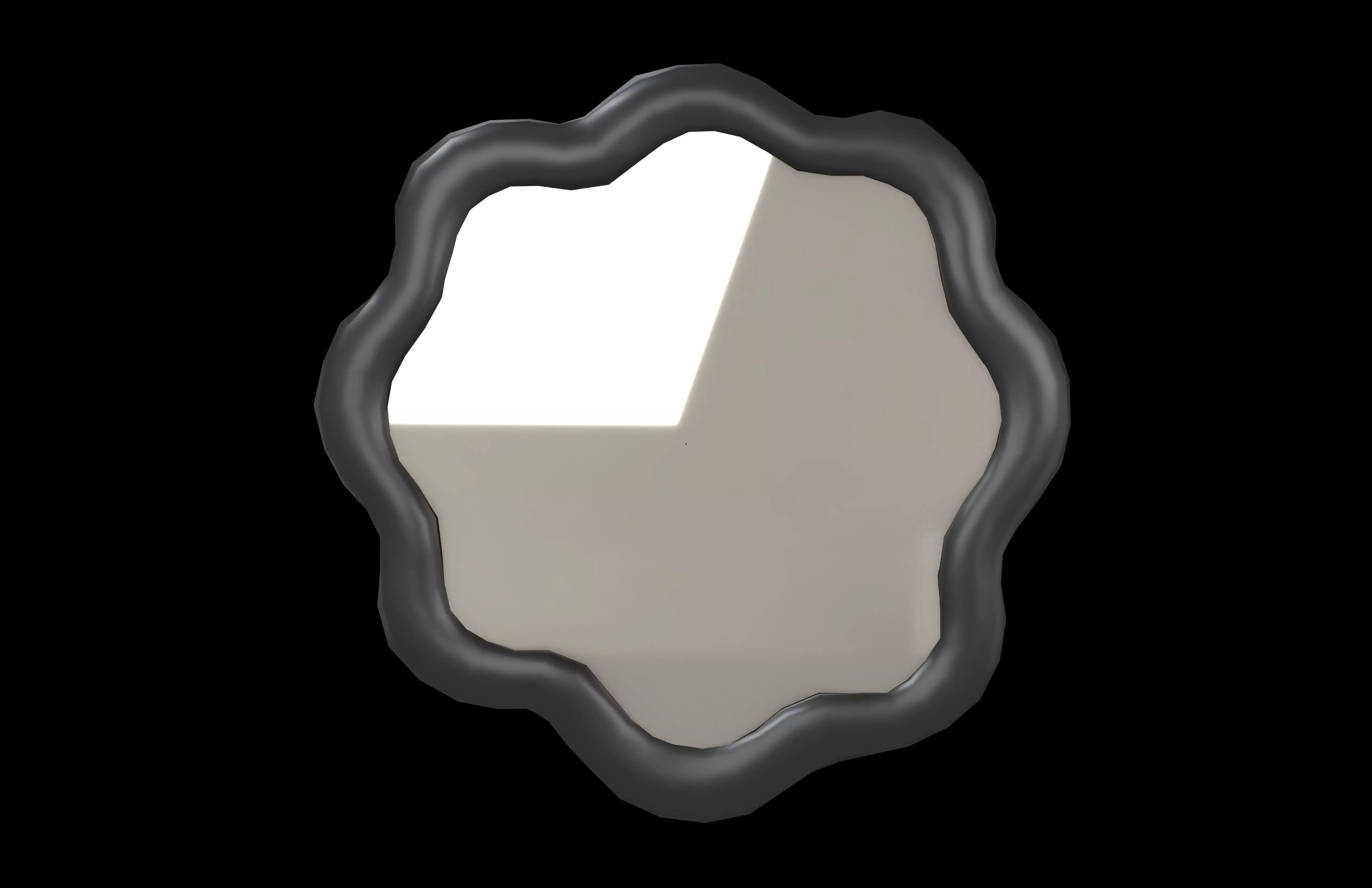 Wall Mirror v1 003 Low-poly 3D model_2