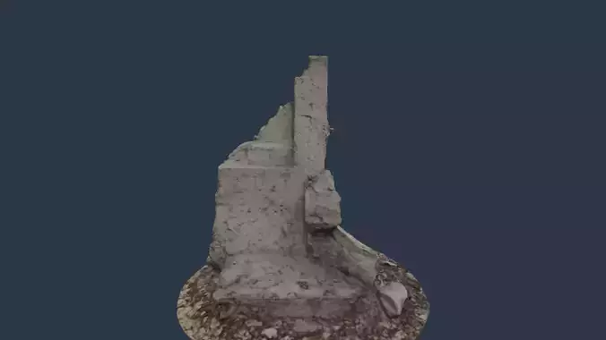 Realistic Concrete Ruin