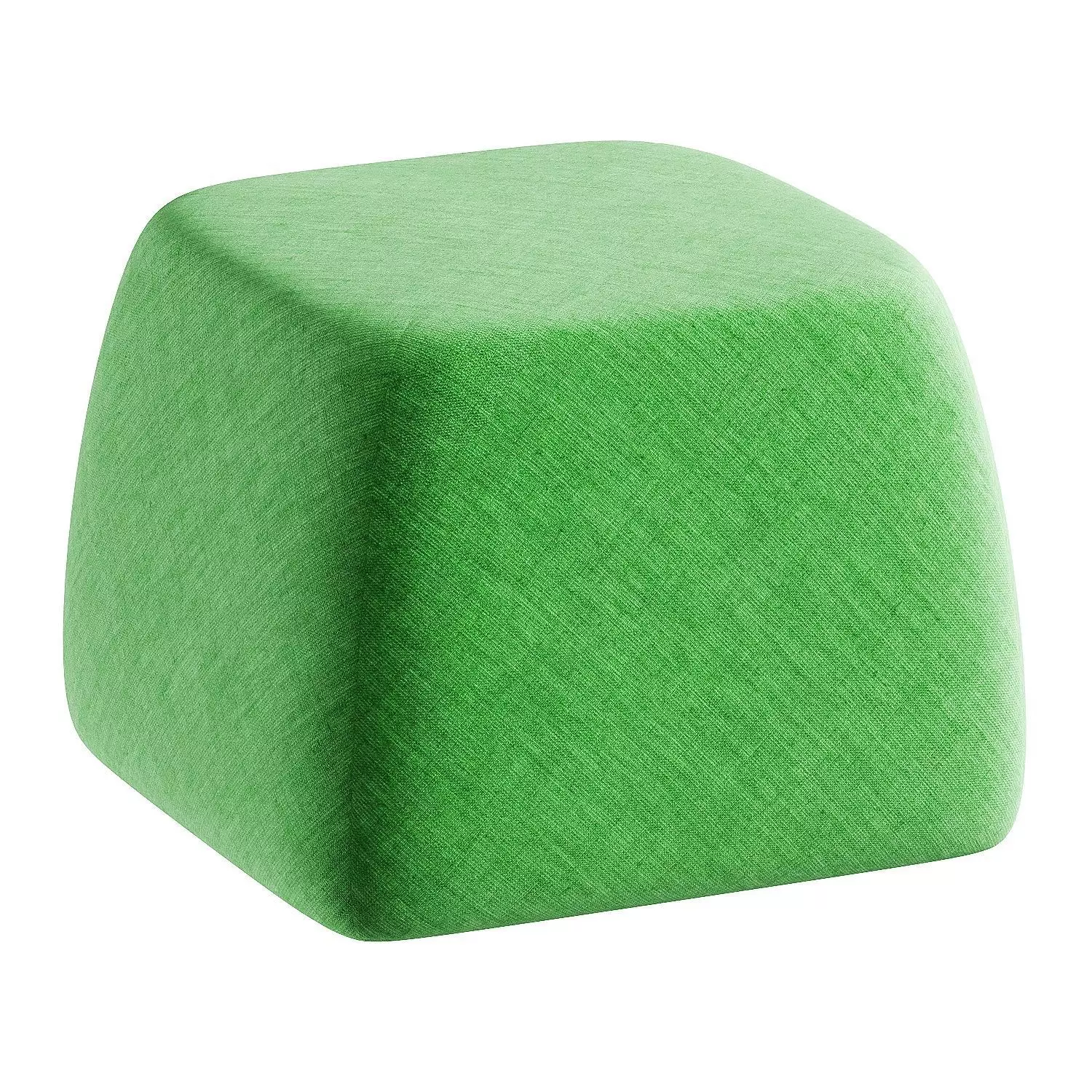 pouf creamy 3D model_3