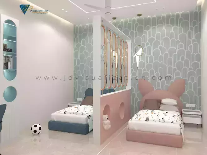 Kids Room with Walk-in