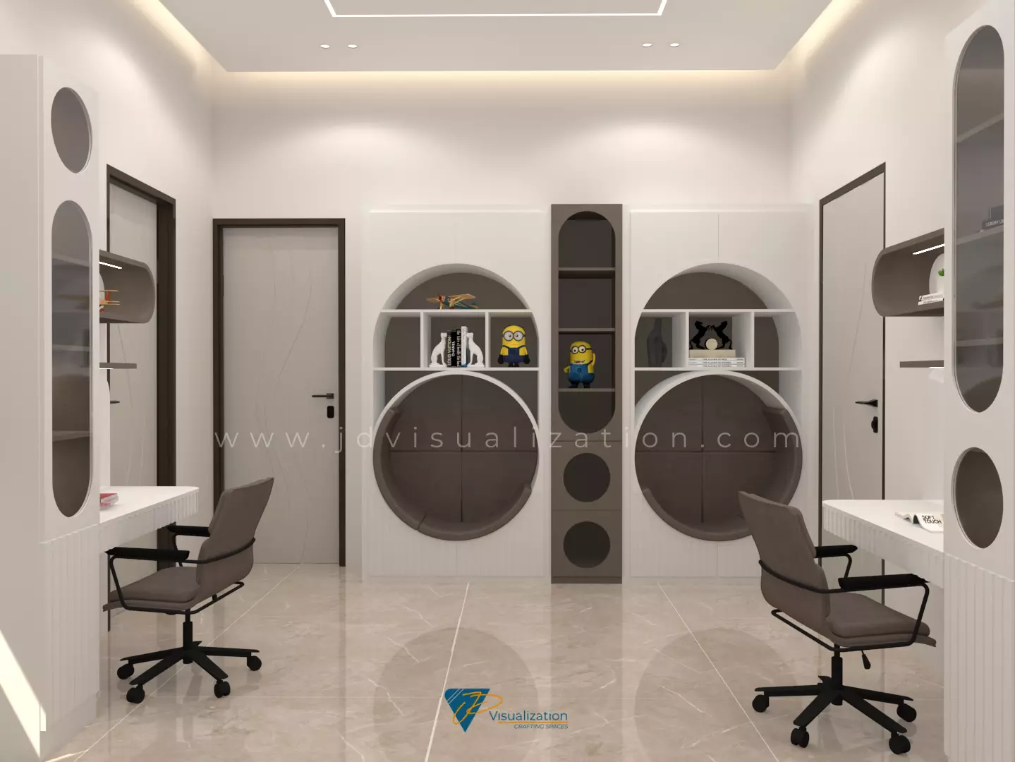 Kids Room with Walk-in 3D model_5