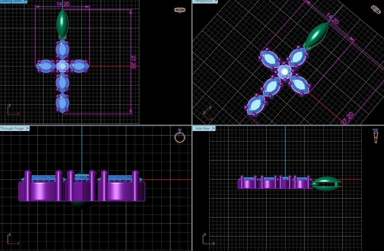Cross 30025 3D print model_1