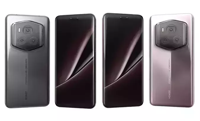 Honor Magic6 RSR Porsche Design Silver And Pink High Poly 