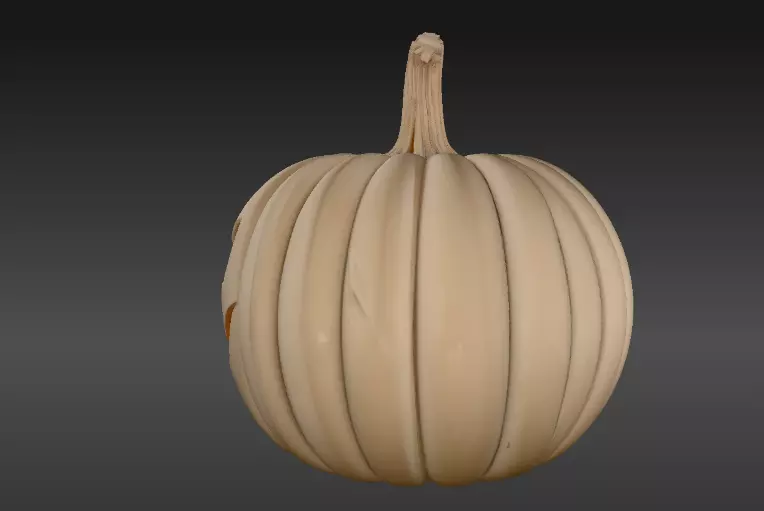 Jack-O-Lantern Pumpkin 3D Model Halloween Pumpkin Print-Ready 3D print model_4