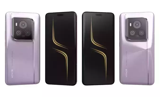 Honor Magic6 Ultimate Violet High Poly 