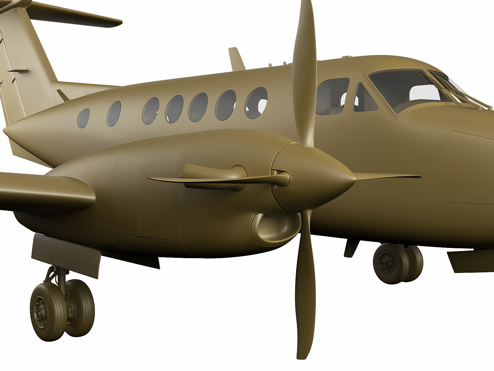 Beechcraft King Air 250 3D model_19